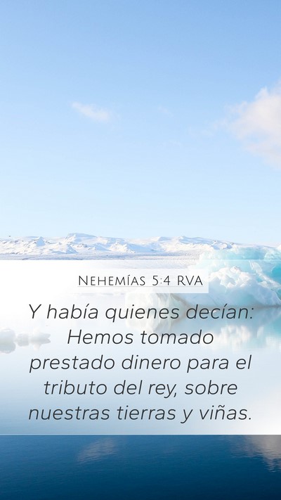 Nehemías 5:4 RVA Bible Verse Image