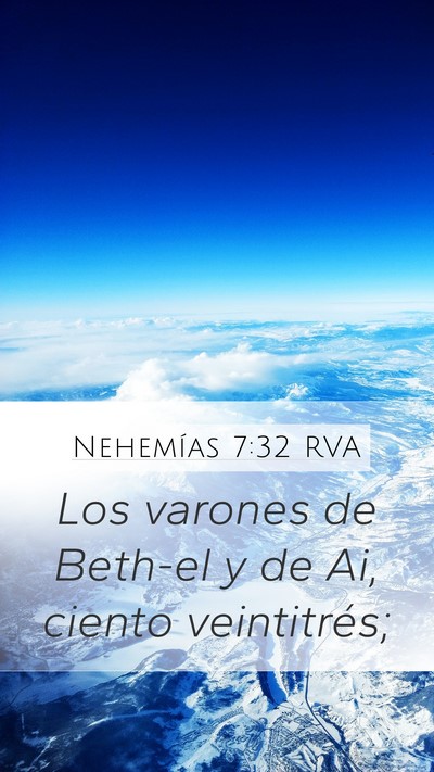 Nehemías 7:32 RVA Bible Verse Image
