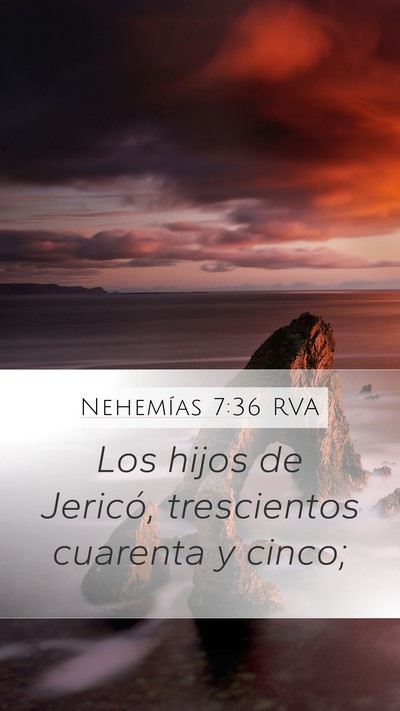 Nehemías 7:36 RVA Bible Verse Image