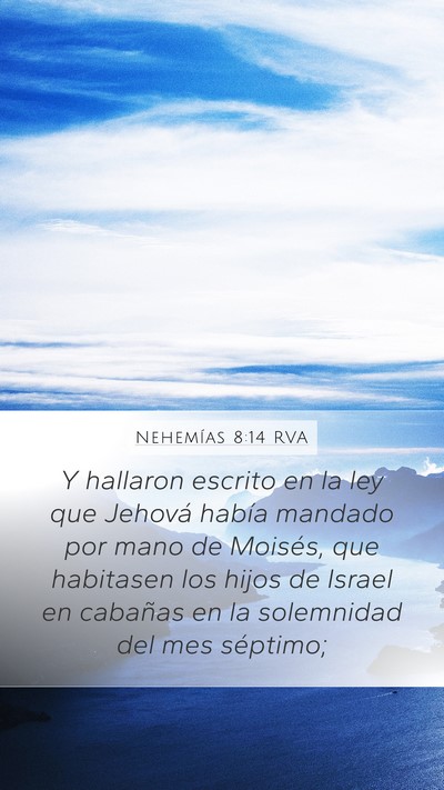 Nehemías 8:14 RVA Bible Verse Image