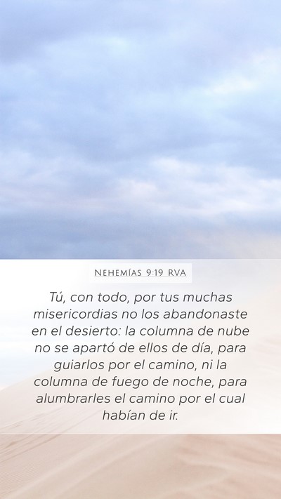 Nehemías 9:19 RVA Bible Verse Image