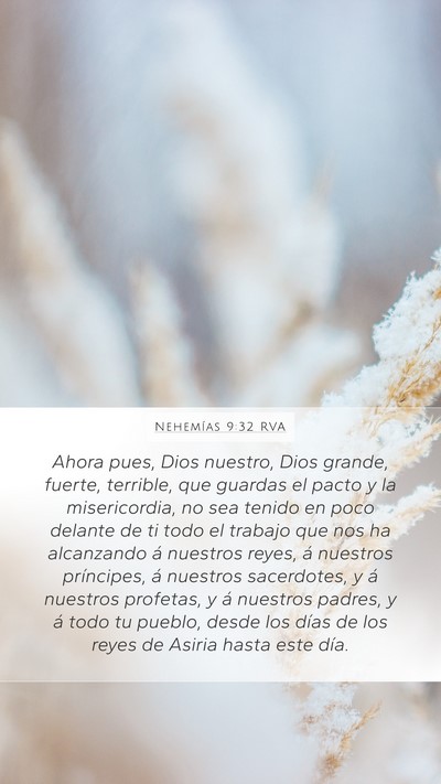 Nehemías 9:32 RVA Bible Verse Image