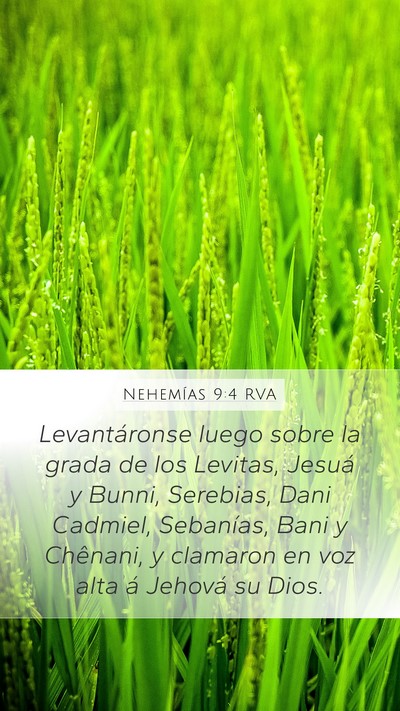 Nehemías 9:4 RVA Bible Verse Image