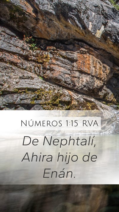 Números 1:15 RVA Bible Verse Image