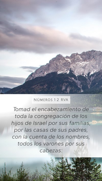 Números 1:2 RVA Bible Verse Image