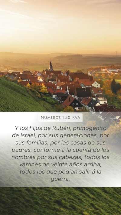 Números 1:20 RVA Bible Verse Image