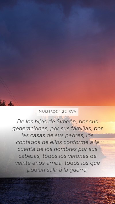 Números 1:22 RVA Bible Verse Image