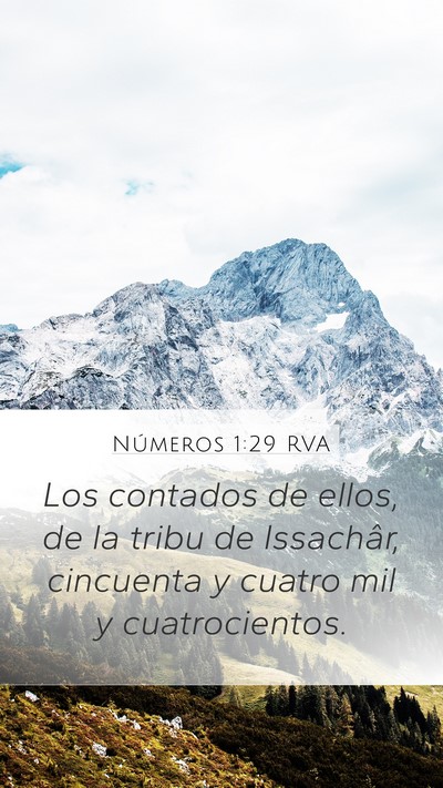 Números 1:29 RVA Bible Verse Image