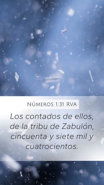 Números 1:31 RVA Bible Verse Image