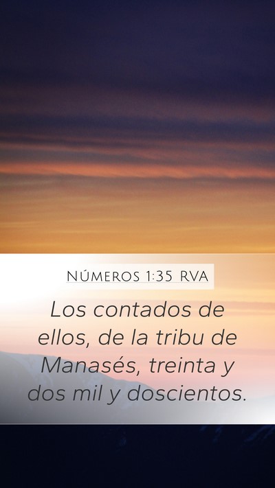 Números 1:35 RVA Bible Verse Image