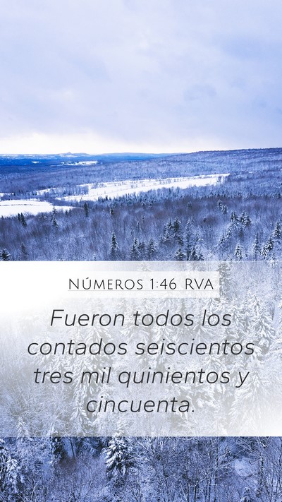 Números 1:46 RVA Bible Verse Image