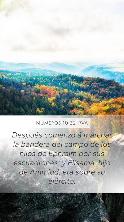 Números 10:22 RVA Bible Verse Image