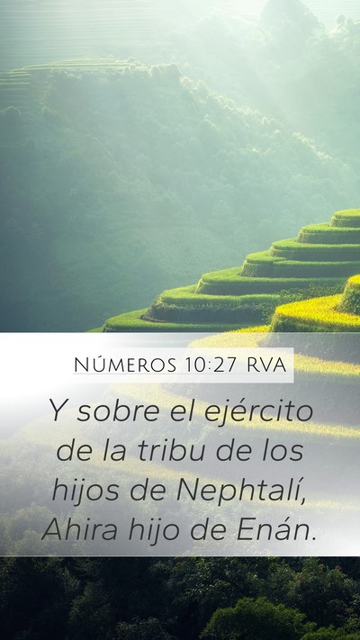 Números 10:27 RVA Bible Verse Image