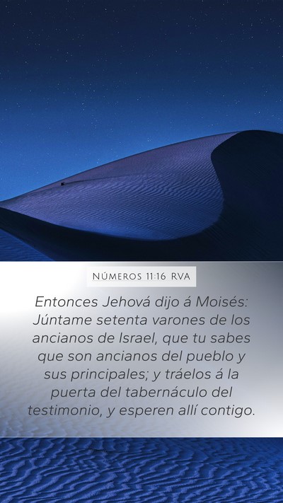 Números 11:16 RVA Bible Verse Image