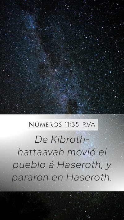 Números 11:35 RVA Bible Verse Image