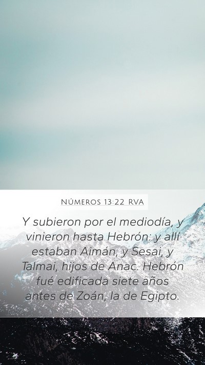 Números 13:22 RVA Bible Verse Image