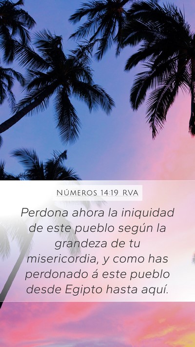 Números 14:19 RVA Bible Verse Image