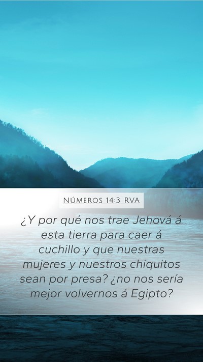 Números 14:3 RVA Bible Verse Image