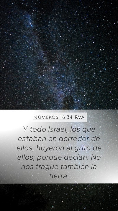 Números 16:34 RVA Bible Verse Image