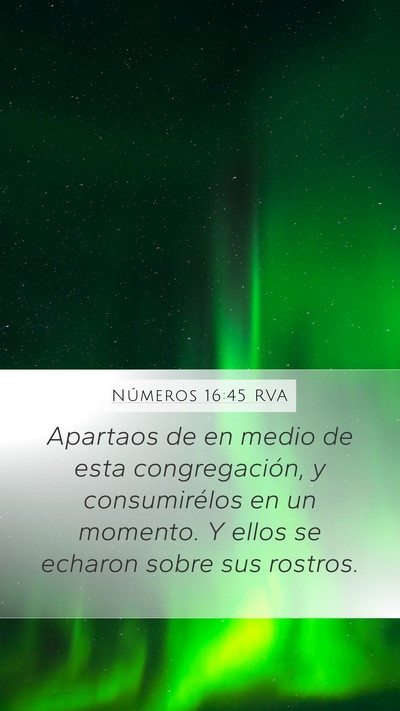 Números 16:45 RVA Bible Verse Image