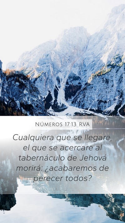 Números 17:13 RVA Bible Verse Image