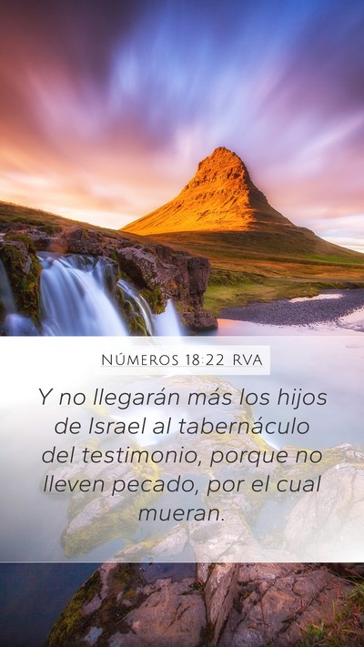 Números 18:22 RVA Bible Verse Image
