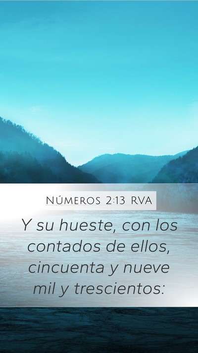 Números 2:13 RVA Bible Verse Image