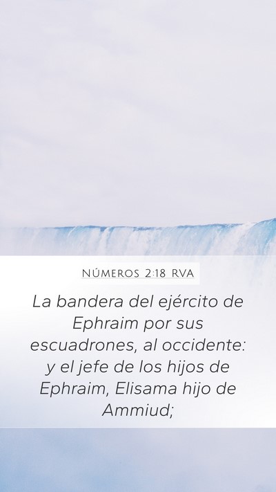Números 2:18 RVA Bible Verse Image