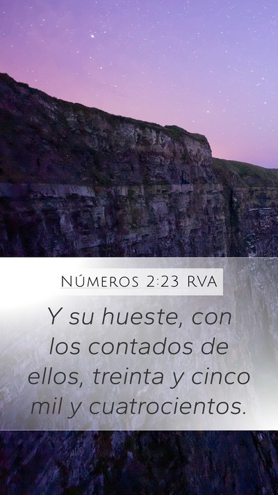 Números 2:23 RVA Bible Verse Image