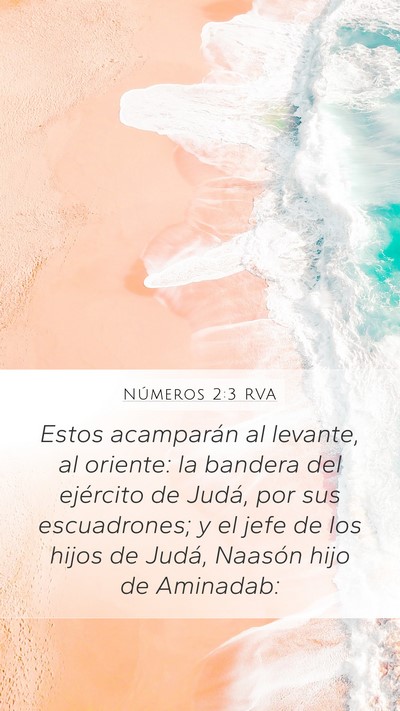 Números 2:3 RVA Bible Verse Image