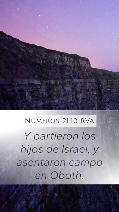 Números 21:10 RVA Bible Verse Image