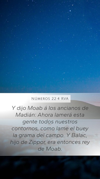 Números 22:4 RVA Bible Verse Image