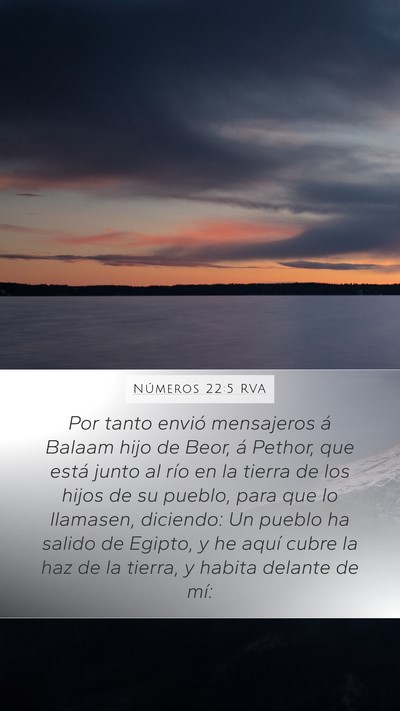 Números 22:5 RVA Bible Verse Image