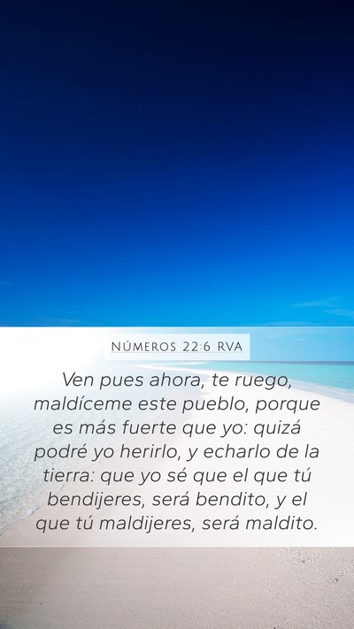 Números 22:6 RVA Bible Verse Image