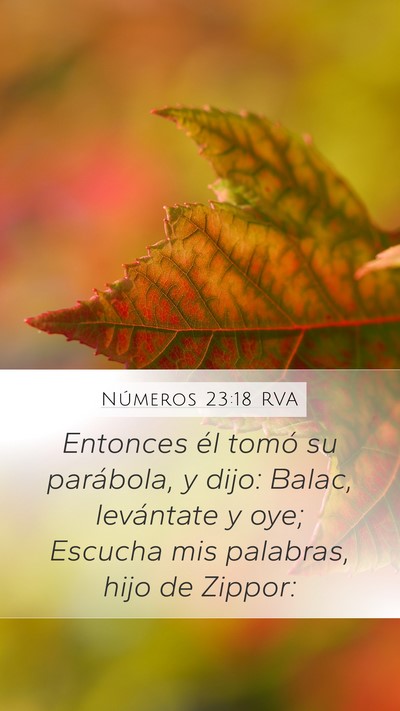 Números 23:18 RVA Bible Verse Image