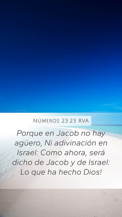 Números 23:23 RVA Bible Verse Image