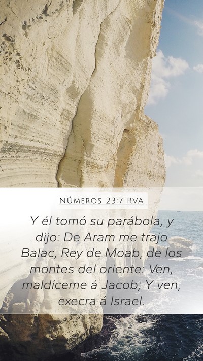Números 23:7 RVA Bible Verse Image