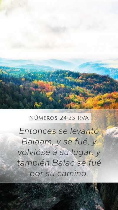 Números 24:25 RVA Bible Verse Image