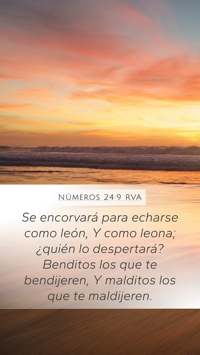 Números 24:9 RVA Bible Verse Image