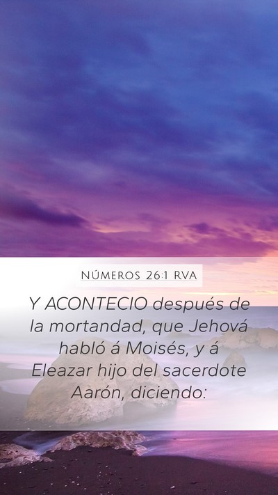 Números 26:1 RVA Bible Verse Image
