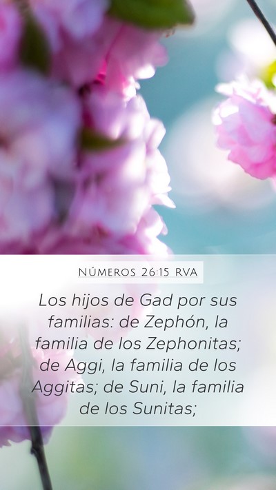 Números 26:15 RVA Bible Verse Image