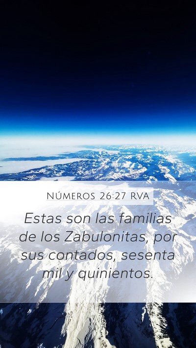 Números 26:27 RVA Bible Verse Image