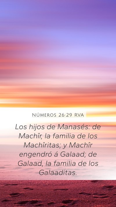 Números 26:29 RVA Bible Verse Image