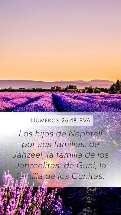 Números 26:48 RVA Bible Verse Image