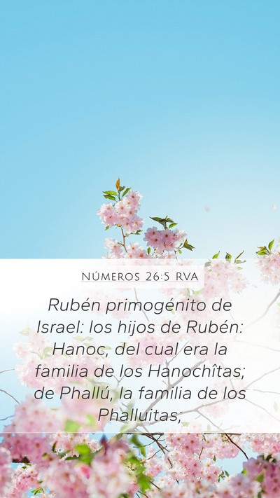 Números 26:5 RVA Bible Verse Image