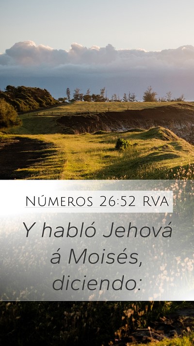 Números 26:52 RVA Bible Verse Image