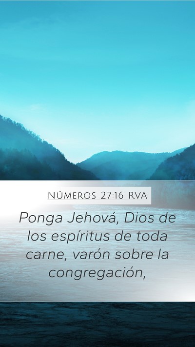 Números 27:16 RVA Bible Verse Image