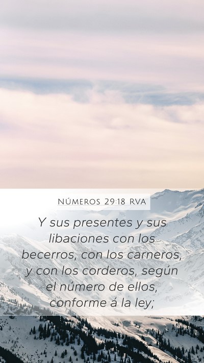 Números 29:18 RVA Bible Verse Image