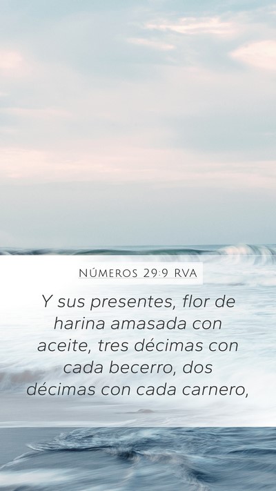 Números 29:9 RVA Bible Verse Image