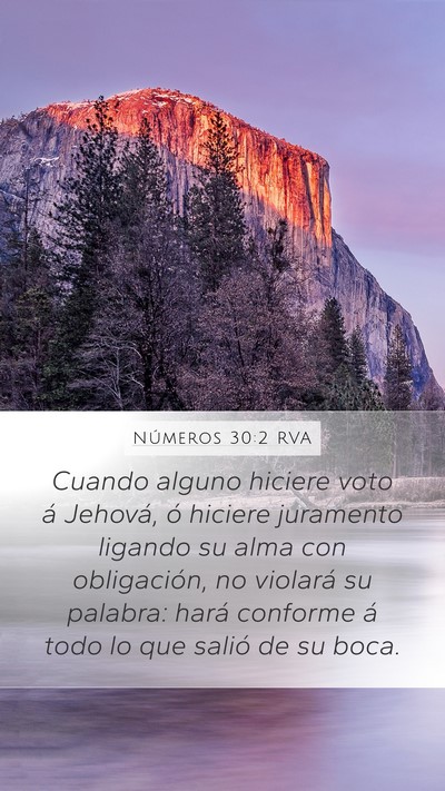 Números 30:2 RVA Bible Verse Image